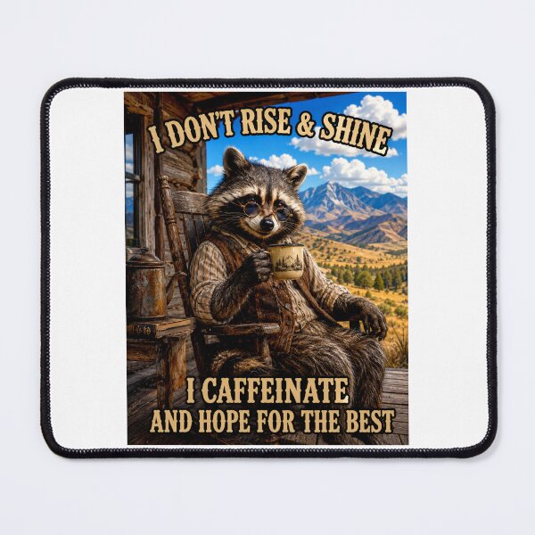 Item preview, Coffee raccoon  designed and sold by NativeGraffix.