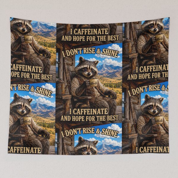 Item preview, Coffee raccoon  designed and sold by NativeGraffix.