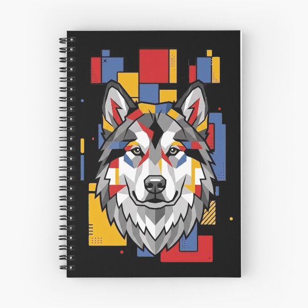 Item preview, Funny Alaskan Malamute Colorful Blocks Geometric Art Mom Dad Kids designed and sold by FurryHavenPH.
