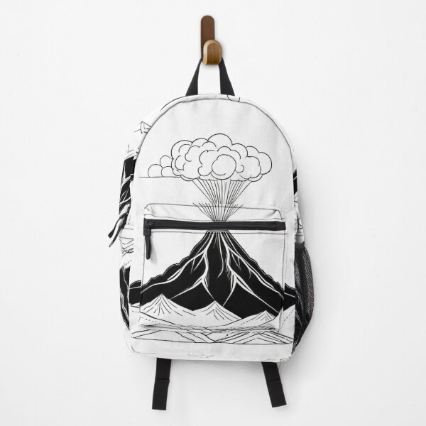 Item preview, Art - Volcano, Graphic Style Inspired by Ukiyo-e Prints designed and sold by Reverso-Design.