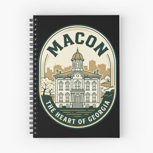 Item preview, Macon Georgia Vintage Travel Emblem Heart of Georgia designed and sold by k3rstman1.