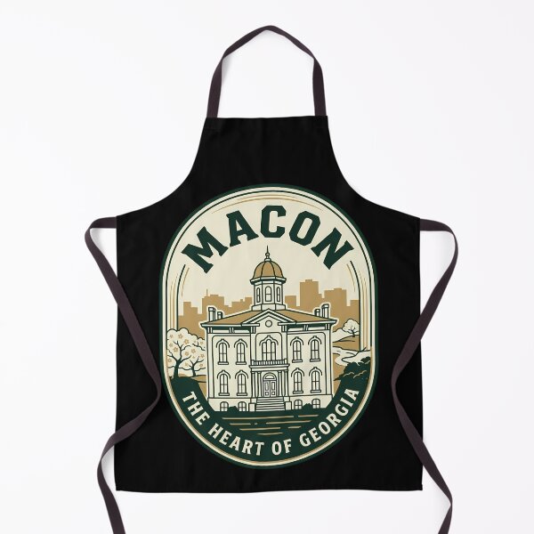 Item preview, Macon Georgia Vintage Travel Emblem Heart of Georgia designed and sold by k3rstman1.