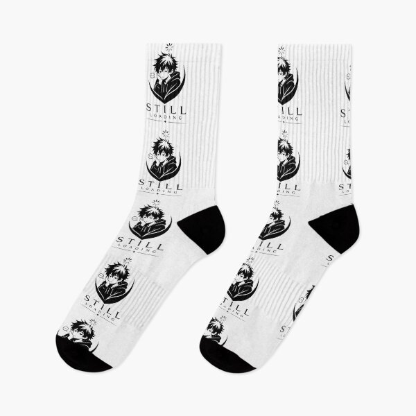 Item preview, Still Loading Anime Mood - Minimal Black and White Design designed and sold by House of Rein.