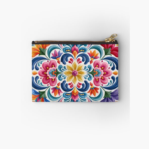 Item preview, Mexican Talavera Floral Pattern | Colorful Folk Art Design designed and sold by MythicMood.