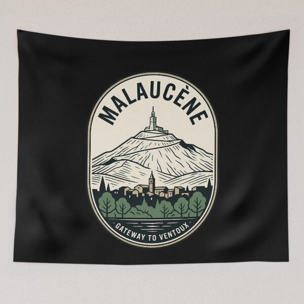 Item preview, Malaucene Mont Ventoux Vintage Travel Emblem designed and sold by k3rstman1.