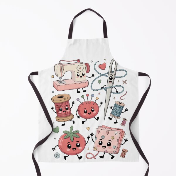 Item preview, Personajes de costura Kawaii designed and sold by jkrphoto.