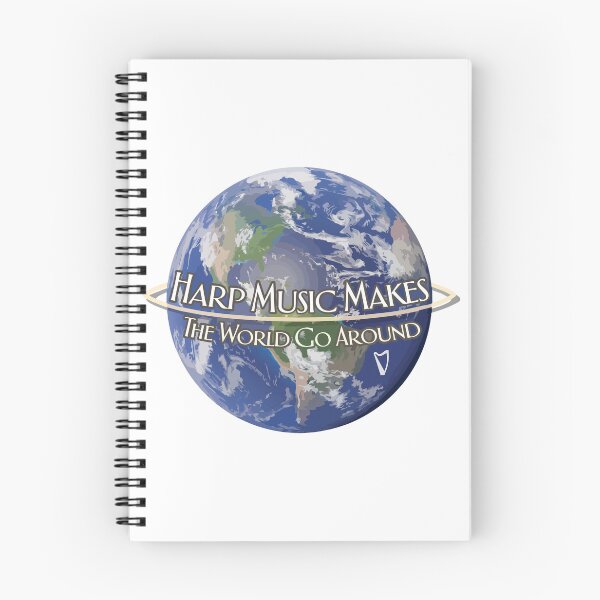 Item preview, Harp Music Makes the World Go Around designed and sold by Beth A. Stockdell.