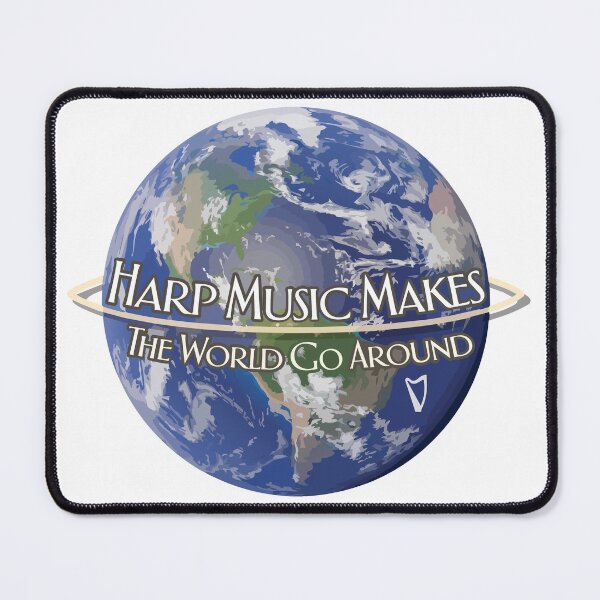 Item preview, Harp Music Makes the World Go Around designed and sold by Beth A. Stockdell.