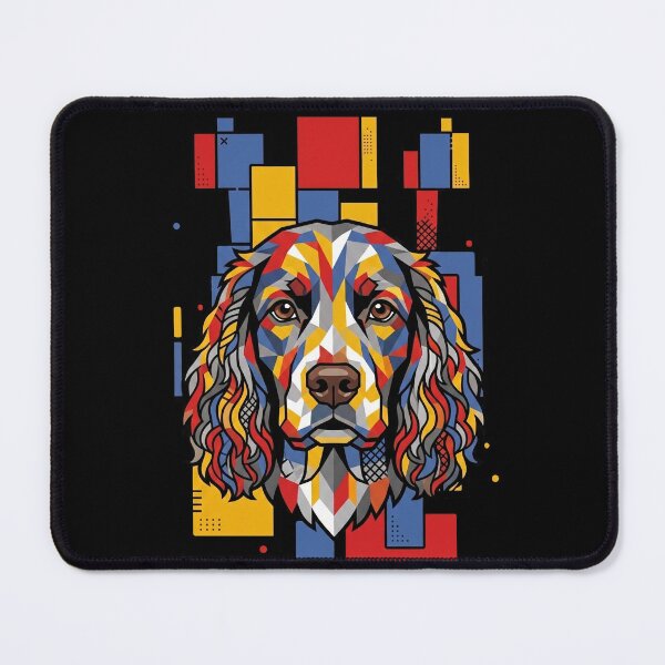 Item preview, Funny American Water Spaniel Colorful Blocks Geometric Art Mom Dad Kids designed and sold by FurryHavenPH.