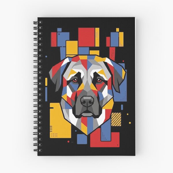 Item preview, Funny Anatolian Shepherd Colorful Blocks Geometric Art Mom Dad Kids designed and sold by FurryHavenPH.