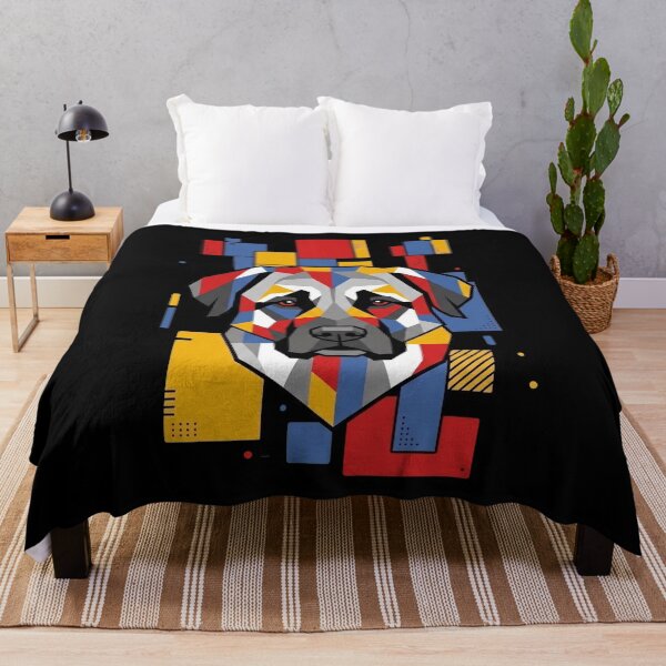 Item preview, Funny Anatolian Shepherd Colorful Blocks Geometric Art Mom Dad Kids designed and sold by FurryHavenPH.