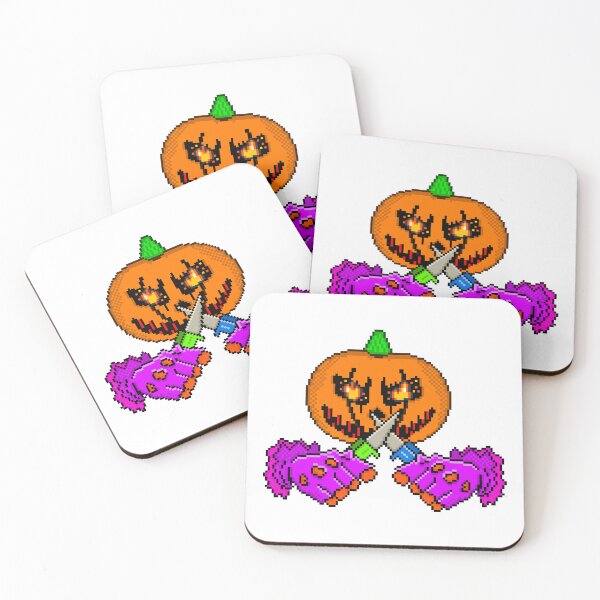 Item preview, Zombie Hand Pumpkin Crest Retro Halloween designed and sold by RetroRlx.