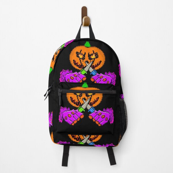 Item preview, Zombie Hand Pumpkin Crest Retro Halloween designed and sold by RetroRlx.