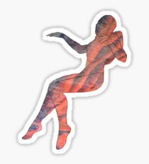 Atropos Space Girl White Background Sticker