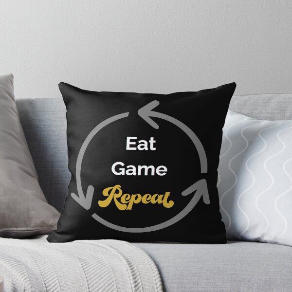 Item preview, Eat game repeat gaming typography  designed and sold by Krishnacre8.