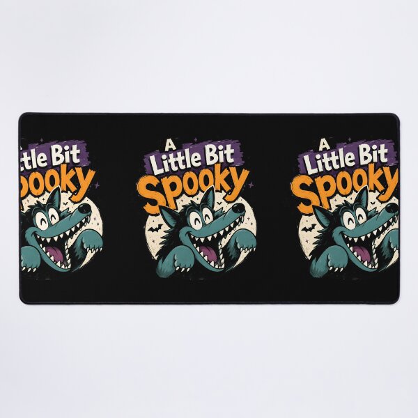 Item preview, A Little Bit Spooky Cute Halloween Werewolf Cartoon Art designed and sold by DrawHandArt.