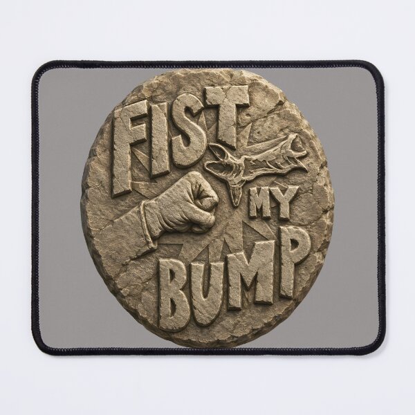 Item preview, Fist My Bump Stone Coin designed and sold by Cine Store Merch.