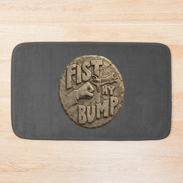 Item preview, Fist My Bump Stone Coin designed and sold by Cine Store Merch.