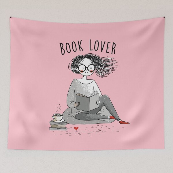 Item preview, Book Lover designed and sold by JoyfulWallArtCompany.