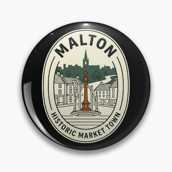 Item preview, Malton Historic Market Town Vintage Travel Emblem designed and sold by k3rstman1.