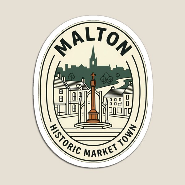 Item preview, Malton Historic Market Town Vintage Travel Emblem designed and sold by k3rstman1.
