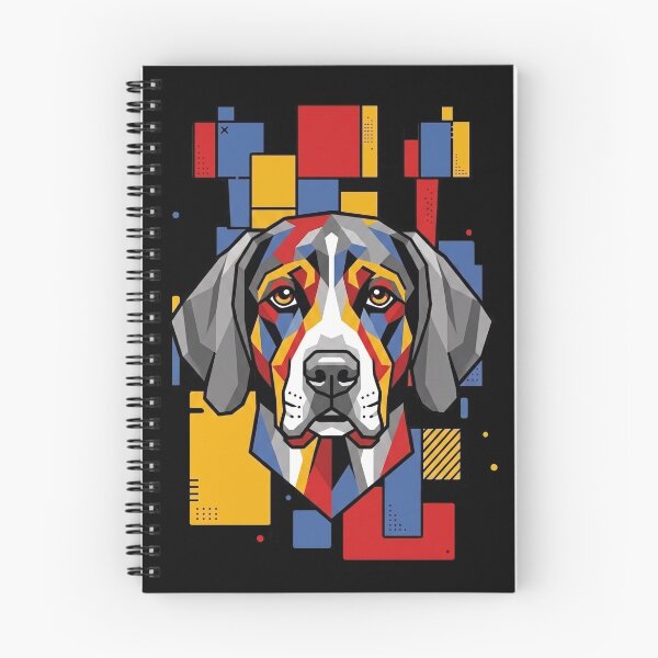 Item preview, Funny American English Coonhound Colorful Blocks Geometric Art Mom Dad Kids designed and sold by FurryHavenPH.
