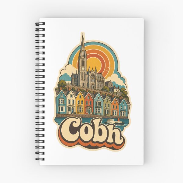 Item preview, Cobh Ireland Travel Souvenir - Retro Illustration designed and sold by VisualArtsOasis.