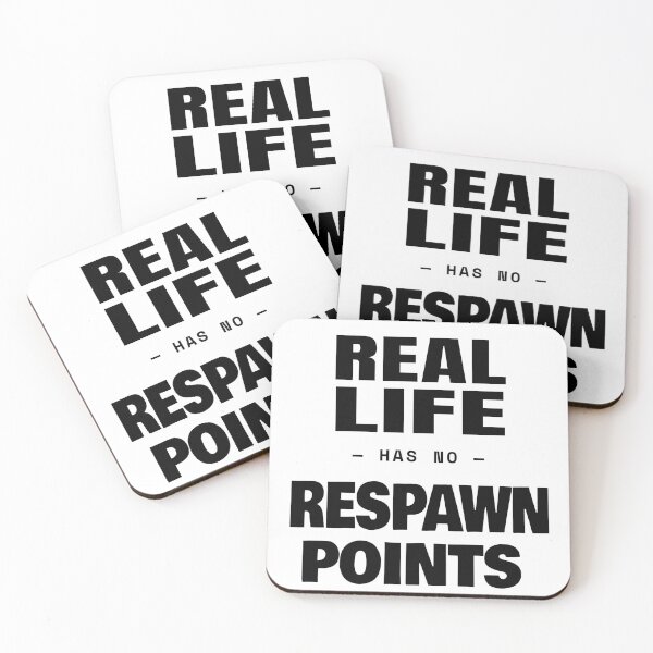 Item preview, Real Life Has No Respawn Points Game Over designed and sold by TheJustVibes.