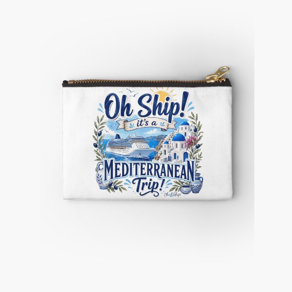 Item preview, Oh Ship Its A Mediterranean Cruise Trip Vacation Greece Island Travel Tee designed and sold by KistanosMeka.