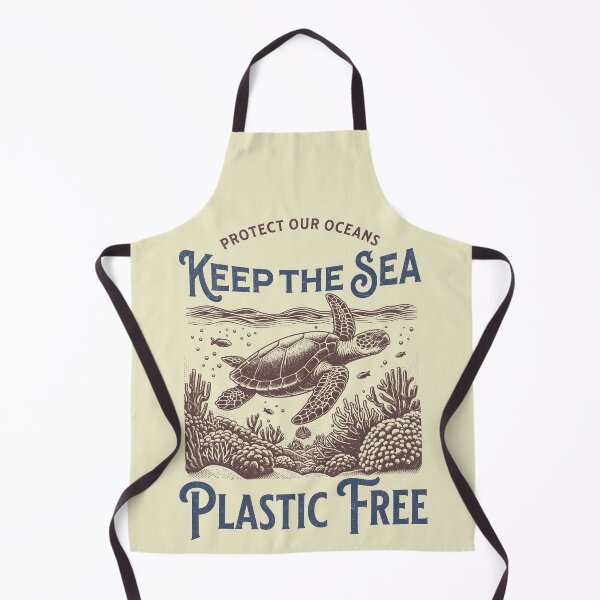 Item preview, Keep the Sea Plastic Free | Ocean Conservation Design designed and sold by FadedFrequency.