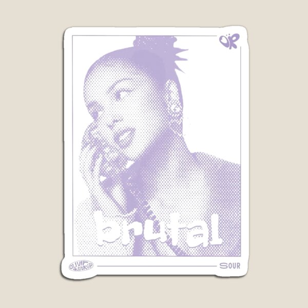 Item preview, Olivia Brutal Halftone Poster Art designed and sold by gringoods.