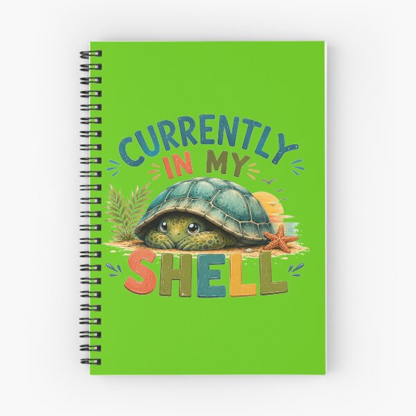 Item preview, Currently In My Shell – Cute Introvert Turtle Art designed and sold by Evelashop.