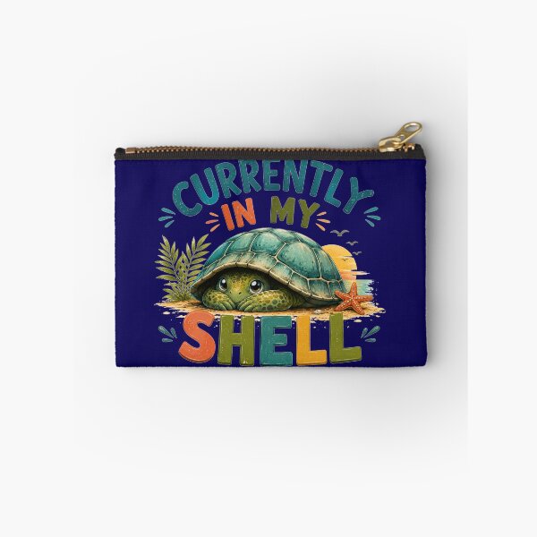 Item preview, Currently In My Shell – Cute Introvert Turtle Art designed and sold by Evelashop.