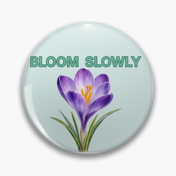 Item preview, Bloom slowly typography  designed and sold by Krishnacre8.