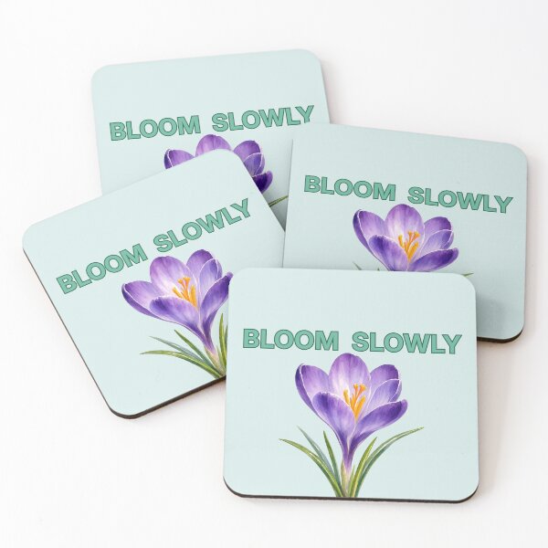 Item preview, Bloom slowly typography  designed and sold by Krishnacre8.