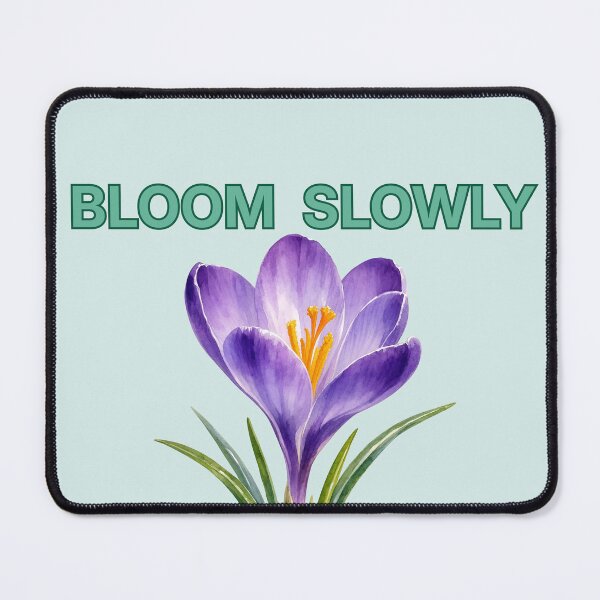 Item preview, Bloom slowly typography designed and sold by Krishnacre8.