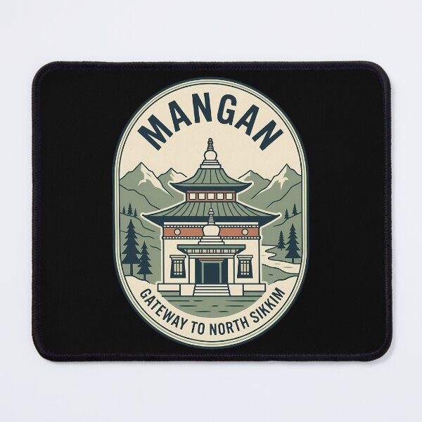 Item preview, Mangan North Sikkim Vintage Travel Emblem designed and sold by k3rstman1.