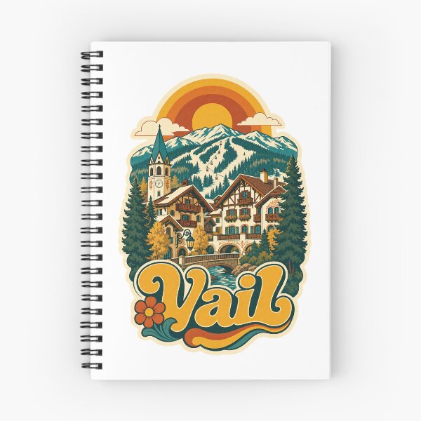 Item preview, Vail USA Travel Souvenir - Retro Illustration designed and sold by VisualArtsOasis.