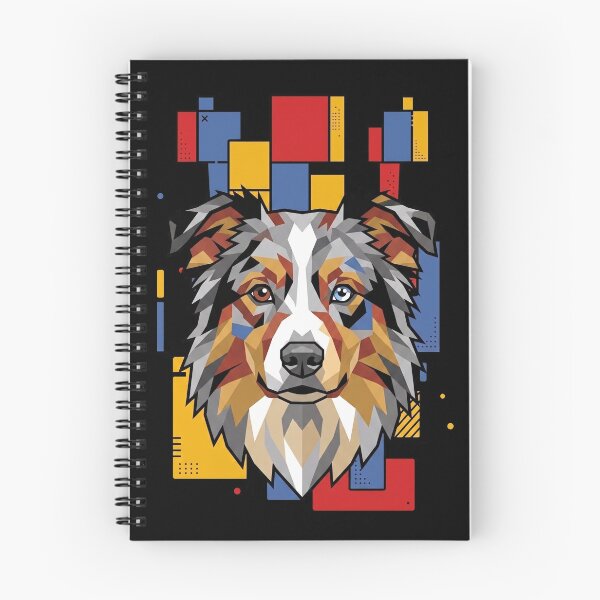 Item preview, Funny Australian Retriever Colorful Blocks Geometric Art Mom Dad Kids designed and sold by FurryHavenPH.