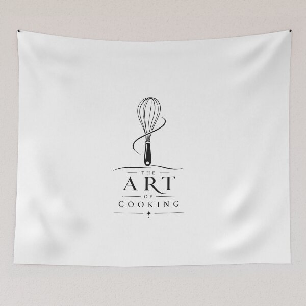 Item preview, The Art of Cooking Minimalist Whisk Design designed and sold by House of Rein.