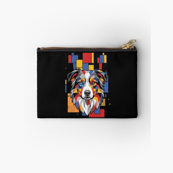 Item preview, Funny Australian Shepherd Colorful Blocks Geometric Art Mom Dad Kids designed and sold by FurryHavenPH.