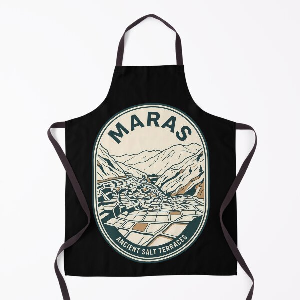 Item preview, Maras Peru Ancient Salt Terraces Vintage Travel Emblem designed and sold by k3rstman1.
