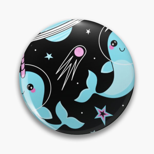 Item preview, Cosmic Pastel Space Narwhal designed and sold by Mahunkaz-Studio.