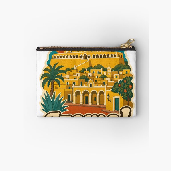 Item preview, Izamal Mexico Travel Souvenir - Retro Illustration designed and sold by VisualArtsOasis.