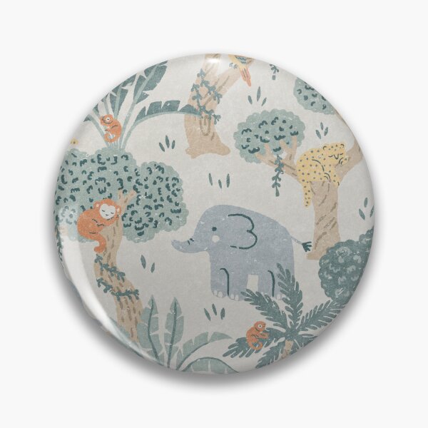 Item preview, Whimsical Jungle Nursery Animals designed and sold by julibel_studio.