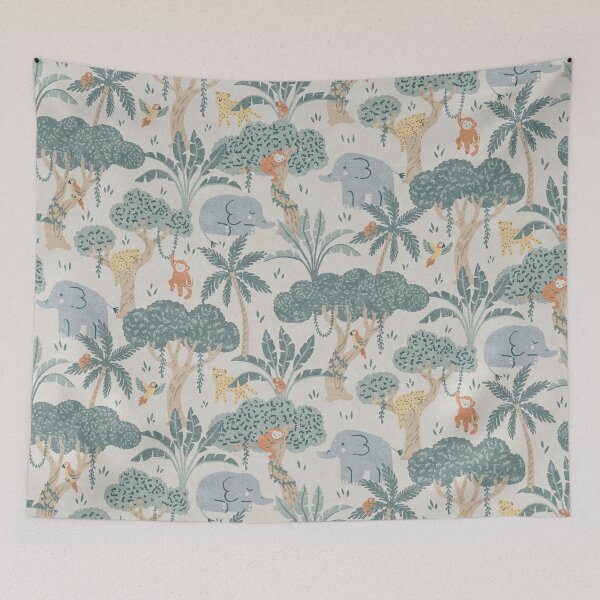 Item preview, Whimsical Jungle Nursery Animals designed and sold by julibel_studio.