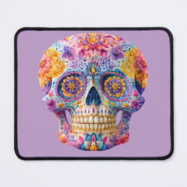 Item preview, Dia de Muertos Floral Sugar Skull | Mexican Calavera Art designed and sold by MythicMood.