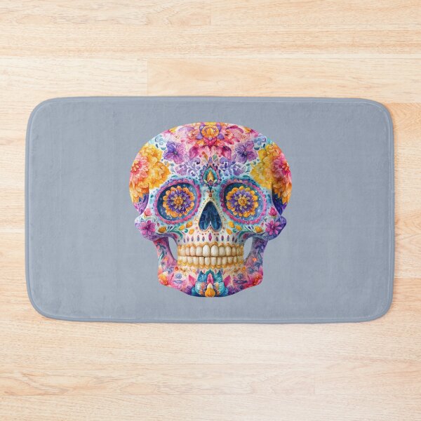 Item preview, Dia de Muertos Floral Sugar Skull | Mexican Calavera Art designed and sold by MythicMood.