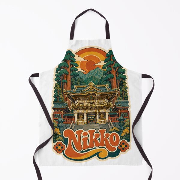 Item preview, Nikko Japan Travel Souvenir - Retro Illustration designed and sold by VisualArtsOasis.