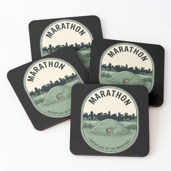 Item preview, Marathon Greece Vintage Travel Emblem Greek History designed and sold by k3rstman1.